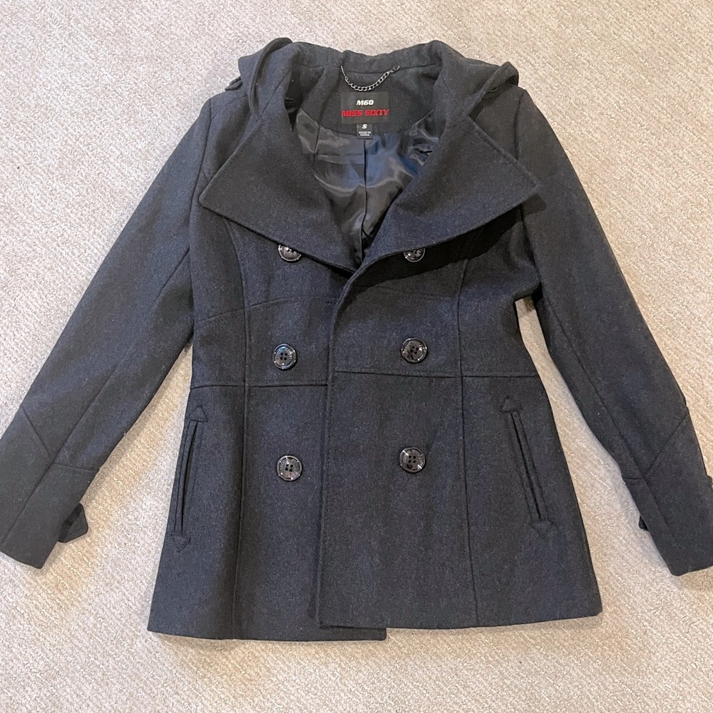 Miss Sixty wool blend pea coat